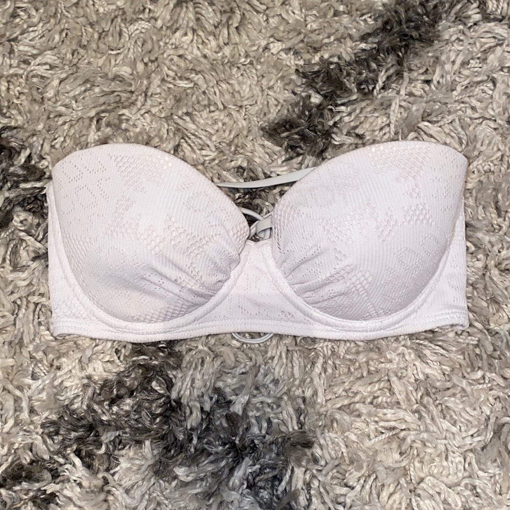Mesh Strapless bikini top